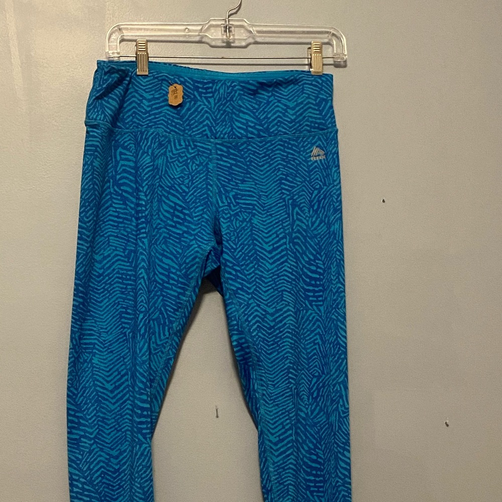 Blue Patterned Pants